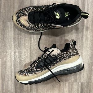 Women's Nike Air Max 98 Premium 'Leopard' Sneaker - SIZE 9